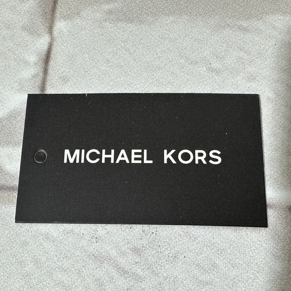 Michael Kors Cooper Billfold Wallet Coin Pocket Signature MK Logo Navy‎ Blue